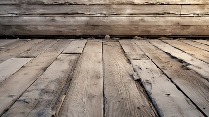 Poster - old wooden floor