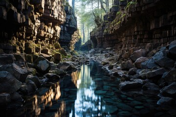 Canvas Print - Margaret River, Australia, the Mammoth Cave Nature Reserve (Mammoth Cave), for exploration of caves., generative IA