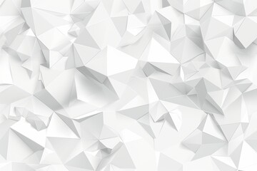 Poster - Triangle shapes design with a gray background that is low poly textured.