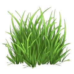 lush green grass illustration, perfect for nature-themed projects. vector image representing healthy