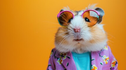 Poster - The hamster in sunglasses