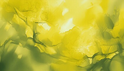 Watercolor yellow abstract backgroud