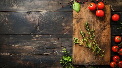 Sticker - Cutting board on kitchen table