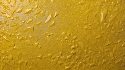 Sticker - shiny yellow smooth plastic surface background texture