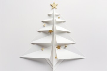 Elegant Minimalist Christmas Tree Design With Gold Decorations