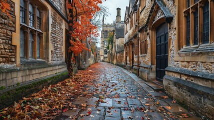 The historic city of Oxford, England, known for its prestigious university and historic architecture 