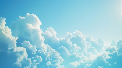 Aufkleber - Blue sky  blue sky texture.