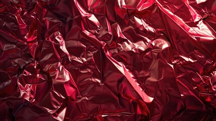 Aufkleber - red metal foil abstract background  red metal foil abstract background