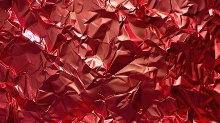 Aufkleber - red metal foil abstract background  red metal foil abstract background