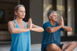 © DoneDeal/peopleimages.com - Couple, yoga and woman with prayer hands for meditation, peace and mindfulness in home. Namaste, mature people and relax together for calm, zen and breathing to exercise healthy body for wellness