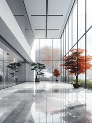 Wall Mural - interior of modern office building