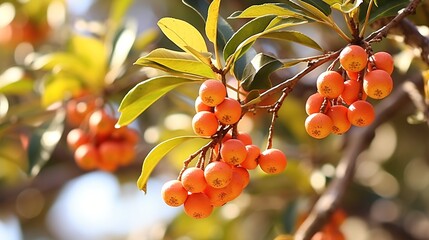 Sticker - berries on a branch