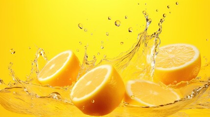 Canvas Print - orange juice splash