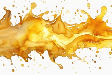 Wall Mural - A close-up shot of a splash of liquid on a white surface, suitable for use in medical, science, or commercial illustrations