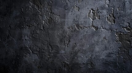 Canvas Print - A close-up of peeling paint on a dark-colored wall