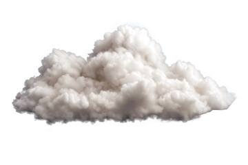 cloud cut out isolated on white or transparent background
