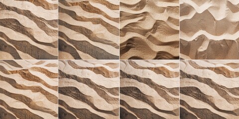 Poster - A close-up of a wall with various patterns