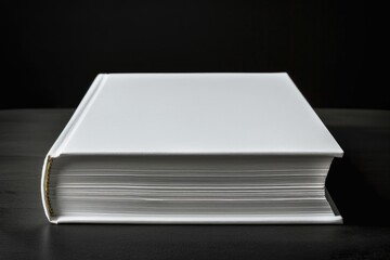 Poster - A stack of white papers sitting on top of a table, suitable for use in business or office settings