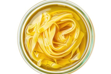 Poster - A glass jar filled with pasta noodles, perfect for showcasing or serving