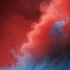 Wall Mural - Abstract black wallpaper with powerful blue flames and swirling purple waves creating a dynamic and vibrant background