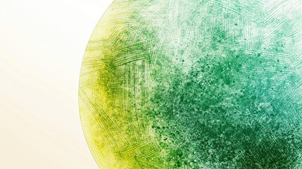 Poster - A detailed view of a decorative plate with green and white design
