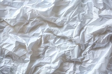 Aufkleber - A close-up shot of a sheet of white paper with minimal creases and folds