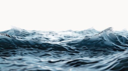 Poster - A close-up shot of waves on the surface of a body of water, suitable for use in various contexts including travel, nature, and abstract art