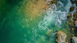 © Kara - Aerial View of Turquoise Waters and Rocks