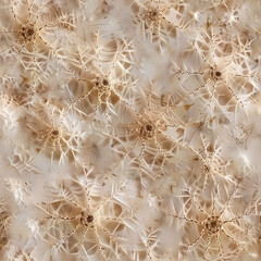 Poster - Seamless pattern showing a network of neurons connecting in the brain