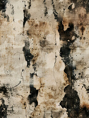 Poster - Aged and weathered grungy wall surface in abstract background
