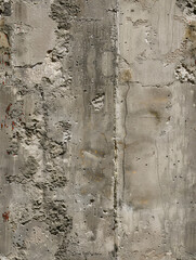 Aufkleber - Distressed urban background created by grunge concrete wall texture with cracks and damage