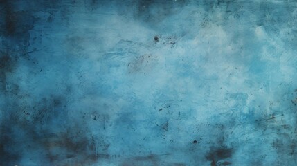 Rustic Blue Background Featuring Distressed and Vintage Texture. Generative AI