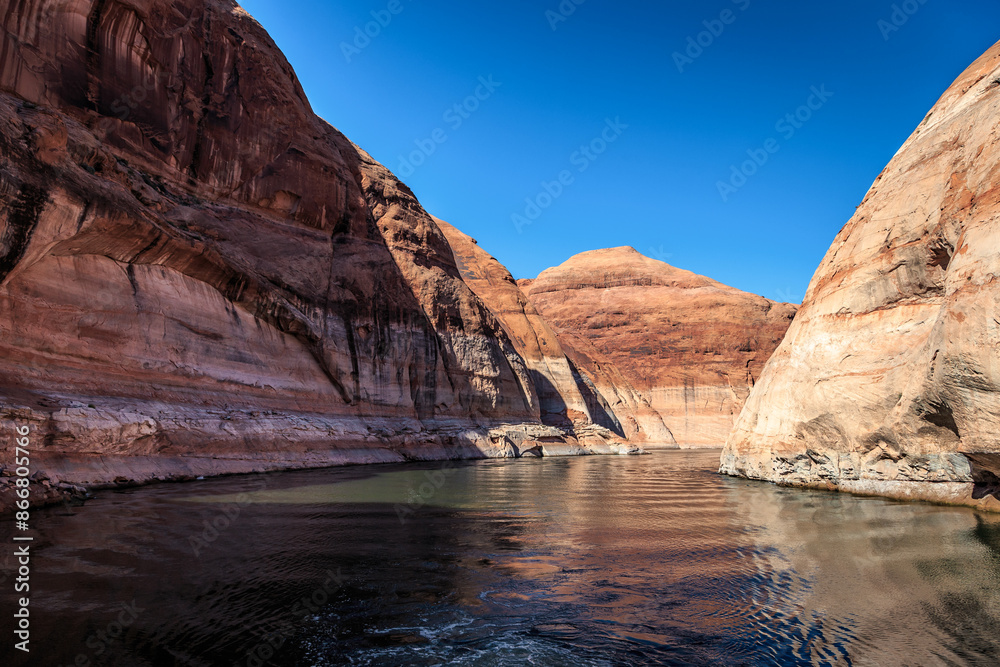 Forbidding Canyon On Lake Powell Gateway To Rainbow Bridge National forbidding-canyon-on-lake-powell-gateway-to-rainbow-bridge-national