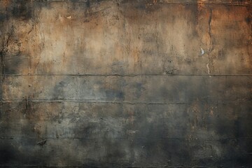 Wall Mural - Rustic Weathered Wall Texture with a Mix of Brown and Gray Hues, Perfect for Backgrounds, Designs, and Artistic Projects. Generative AI