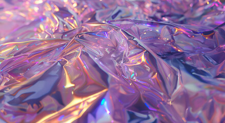 Plastic holographic background 