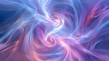 Wall Mural - Abstract swirling pastel colors background design, pink, blue and purple hues