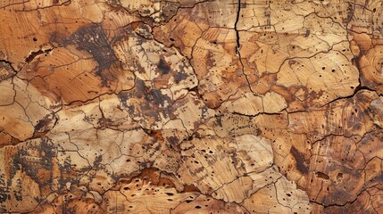 Poster - Background of corkwood