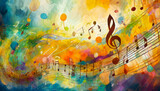 abstract music background