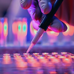 Poster - Dropping Liquid into a Multiwell Plate