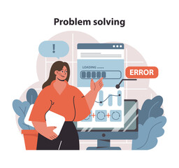 Poster - Problem-Solving Tactics. Project manager identifies issues and implements solutions.