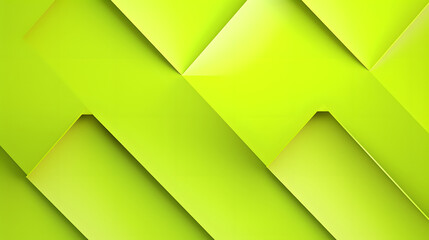 Poster - Rhombus pattern with lime green diamond in a 3D geometric design for modern aesthetic appeal.