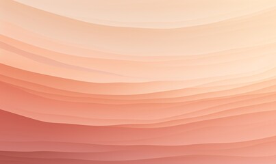 Wall Mural - Abstract Peachy Gradient with Curved Lines