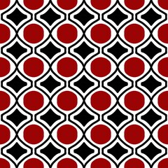 Poster - art abstract seamless geometric pattern