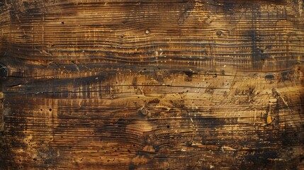 Poster - Grunge brown wooden texture for background with natural patterns