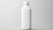 © Nice Seven - White Plastic Bottle Mockup on a Grey Background