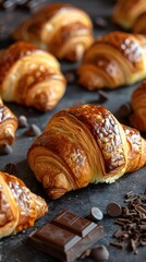 Decadent Chocolate Filled Croissants A Baked Delight for Indulgent Moments