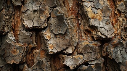 Poster - Texture of Aged Wooden Tree