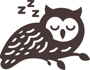 Sticker - Sleeping Owl