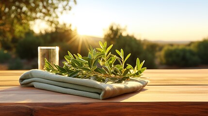 Canvas Print - notebook on the grass