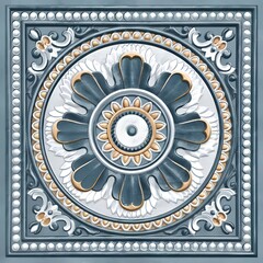 ornamental round ornament tiles | Tiles that embody timeless elegance and exceptional durability.